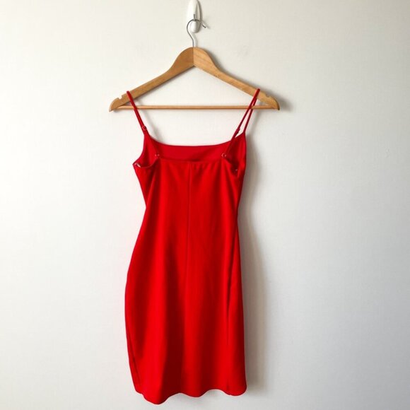 Lulu’s Cutout On the Town Mini Dress Red Size Small - Picture 5 of 7